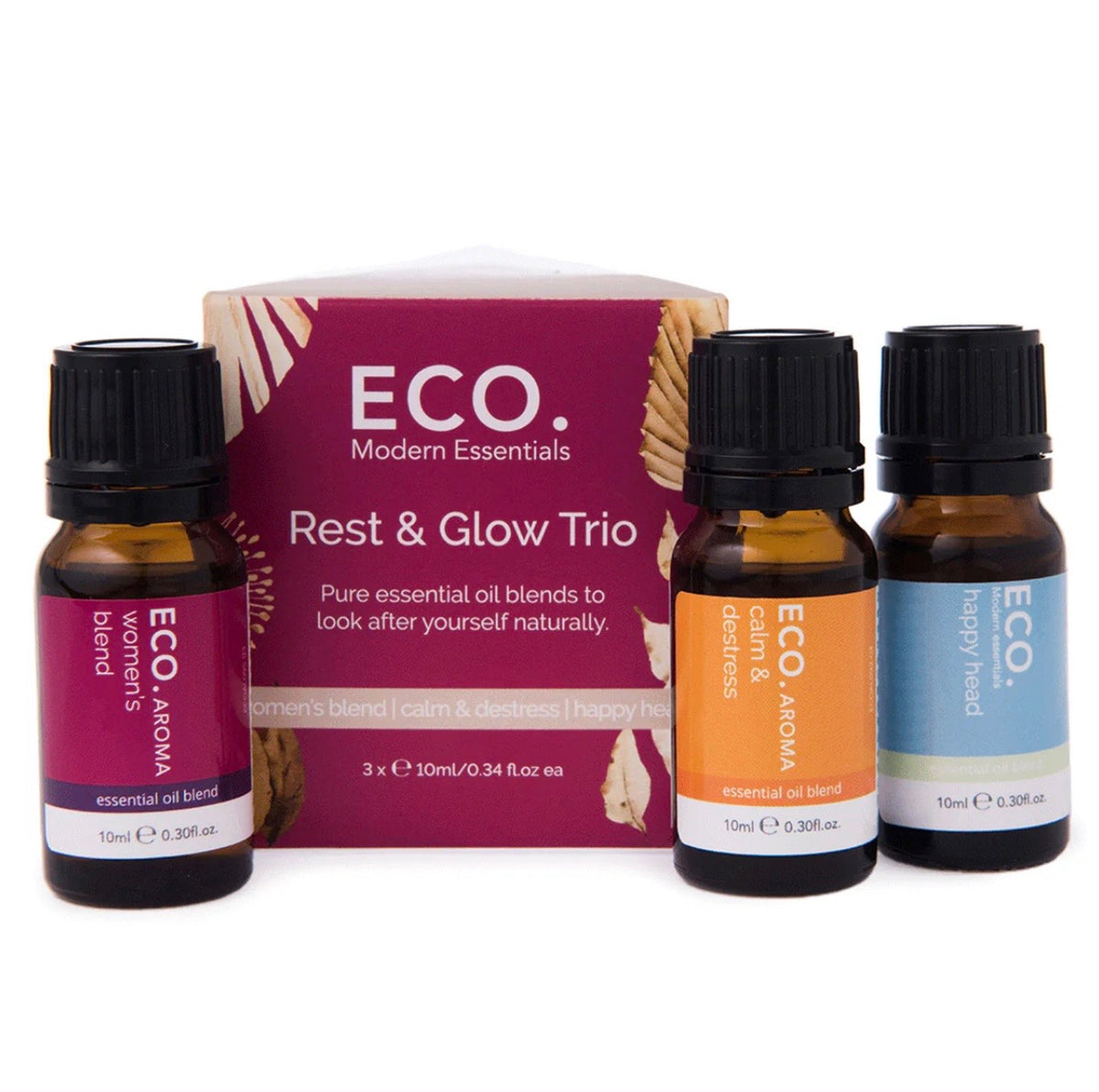 Rest and Glow Essential Oil Trio (3 x 10ml)